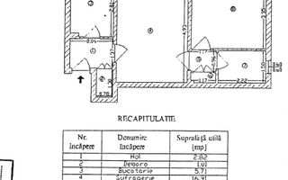 Vânzare apartament 2 camere semidecomandat Piața Progresul - Poză 3