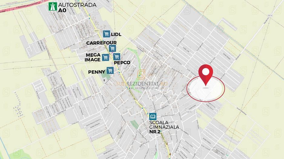 Teren intravilan, 500 mp, Str. Trandafirilor - Comuna Berceni - Poză 4