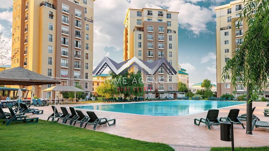 Apartament 2 camere Cosmopolis | 54MP | Parcare inclusa | Vedere la piscina - Poză 7