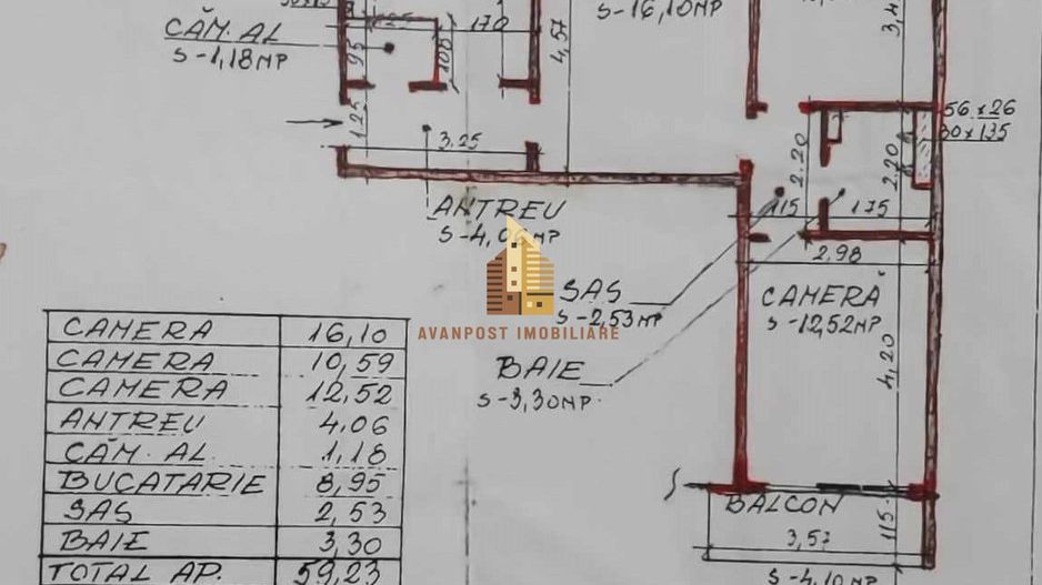 | Apartament cu 3 camere de vanzare | Cartierul Grigorescu | Etaj 1| - Poză 2