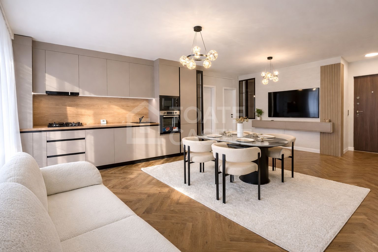 Apartament cu 3 camere, mobilat, utilat, zona Cetatii - Floresti - Poză 1