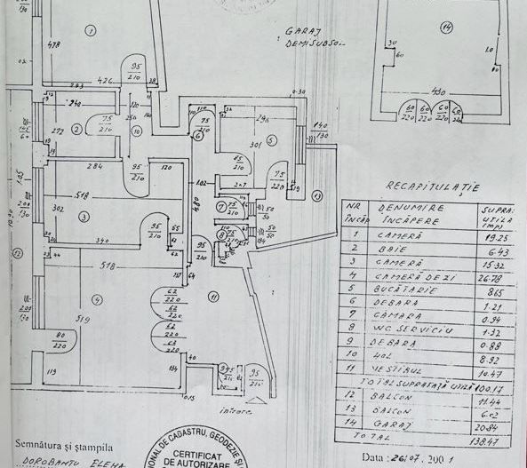 APARTAMENT 3 CAMERE | ULTRACENTRAL - Schiță 2