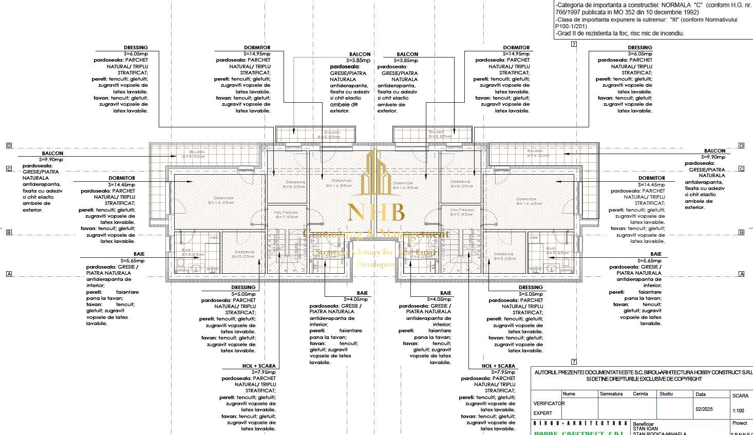 Vând vila în duplex 4 camere, 3 dormitoare, 4 bai, 2 locuri parcare - Poză 18