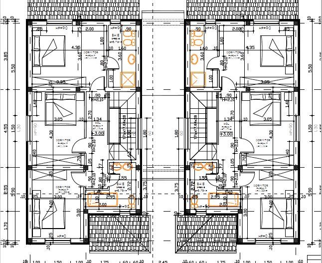 Duplex spatios despatit prin spatiu tehnic - 5 camere - Poză 8