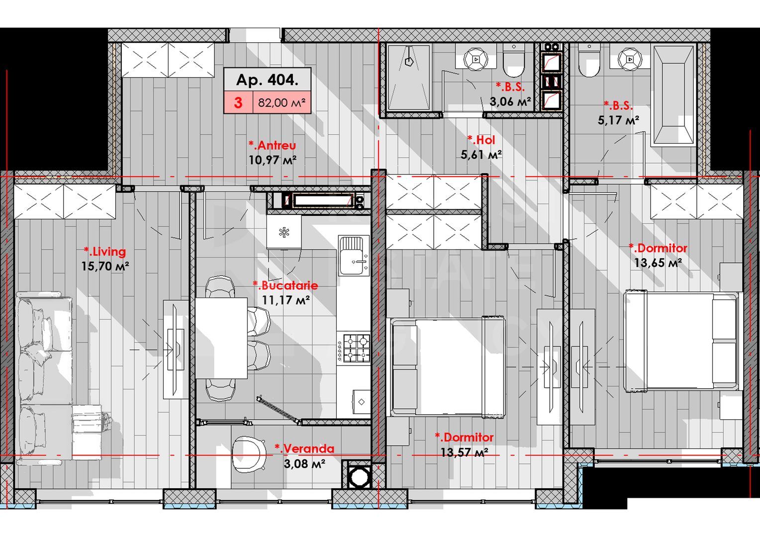 Vânzare, apartament, 2 camere, șos. Hâncești, Telecentru - Poză 5