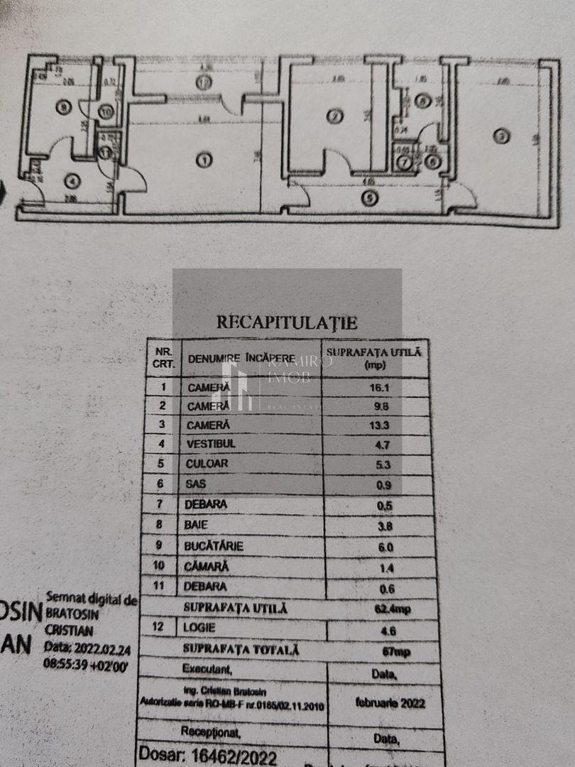 Apartament 3 camere, Brancoveanu/ Covasna, renovat, mobilat IKEA - Poză 18