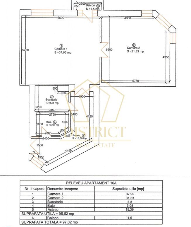 Spațiu cu poveste 190 mp, 5 camere | Ultracentral - Schiță 12