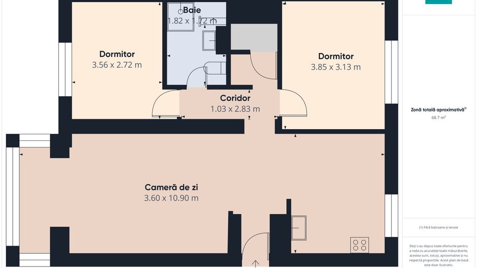 Apartament 3 camere, Sighișoara Jud.Mureș - Poză 10