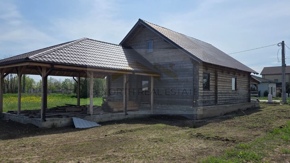 Cabana de vânzare din lemn masiv Mihăilești | 400 mp teren -Potențial investiție - Poză 7