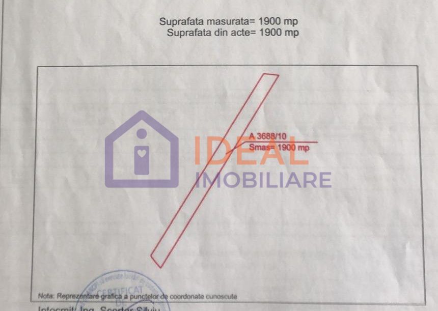 Teren 1.900 mp cu acces drum – oportunitate dezvoltare imobiliară, Sibiu - Poză 3