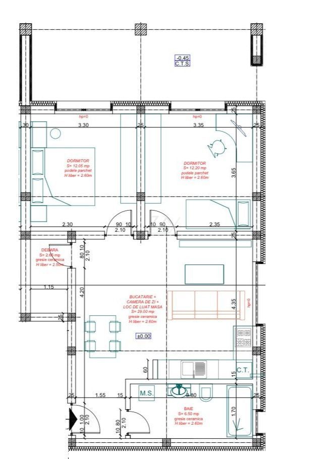 Bloc nou ESO. 1,2,3 Camere . Finisaje la alegere. Terasa 20 mp. - Poză 8