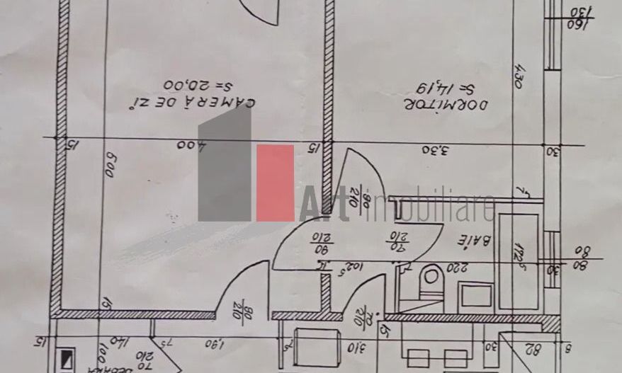 Apartament 2 camere,2 balcoane bdul Basarabia - Schiță 10