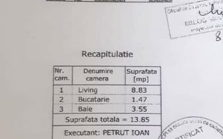 VANZARE GARSONIERA 14MP METROU DRISTOR BLOC NOU PARTER - Poză 6
