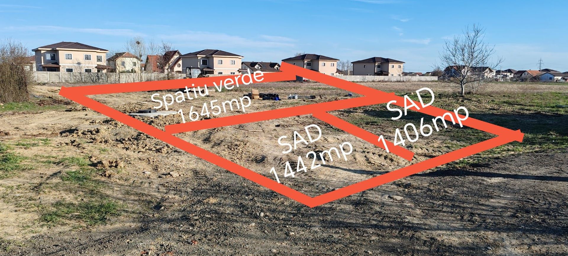 2x Terenuri SAD + 1 Spatiu Verde, Mosnita Noua - Poză 1