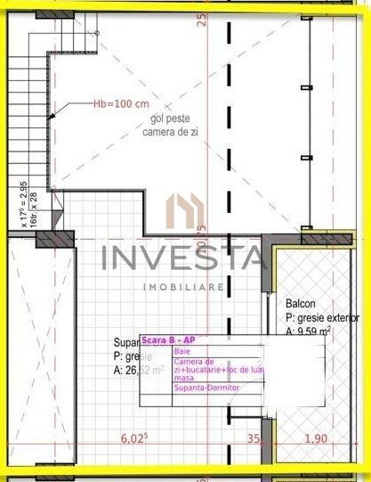 Penthosue cu view spectaculor in Sopor! 3 camere pe 2 nivele! - Schiță 11