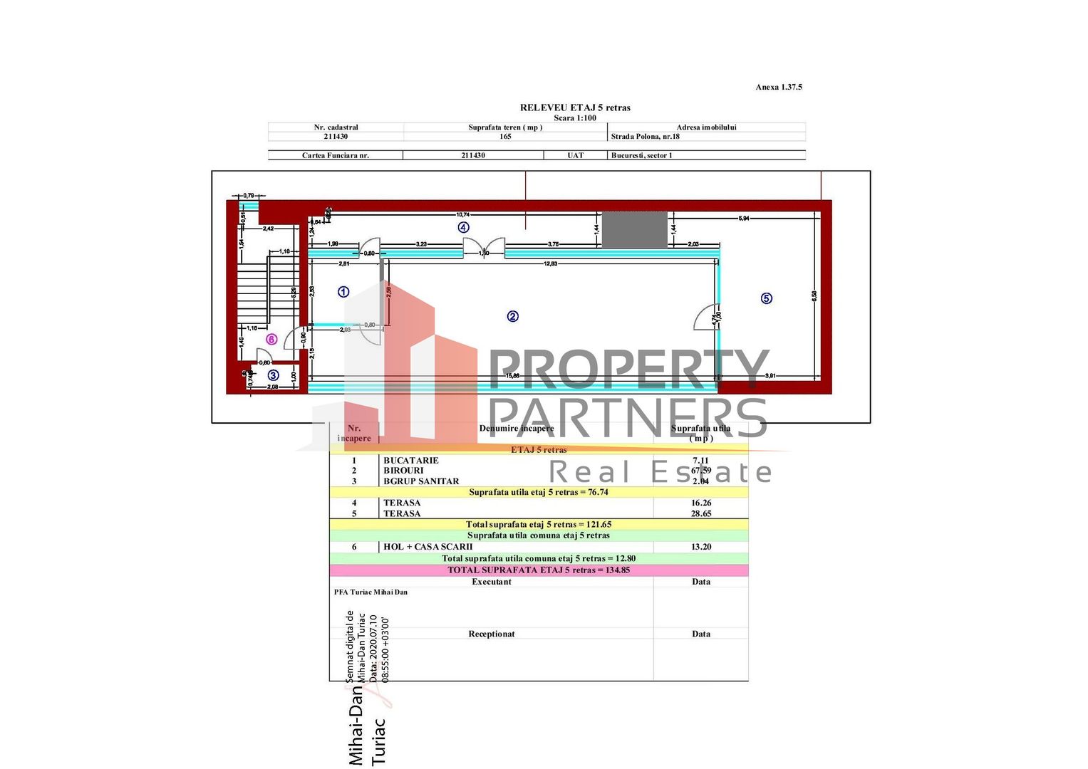 Cladire de birouri  Str. Polona - Str. Mihai Eminescu - Schiță 12