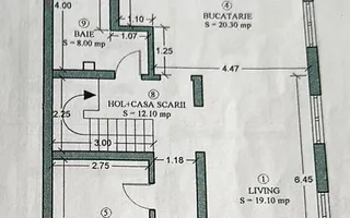Duplex  5 camere -185 mp utili- pivnita - Selimbar - Schiță 12