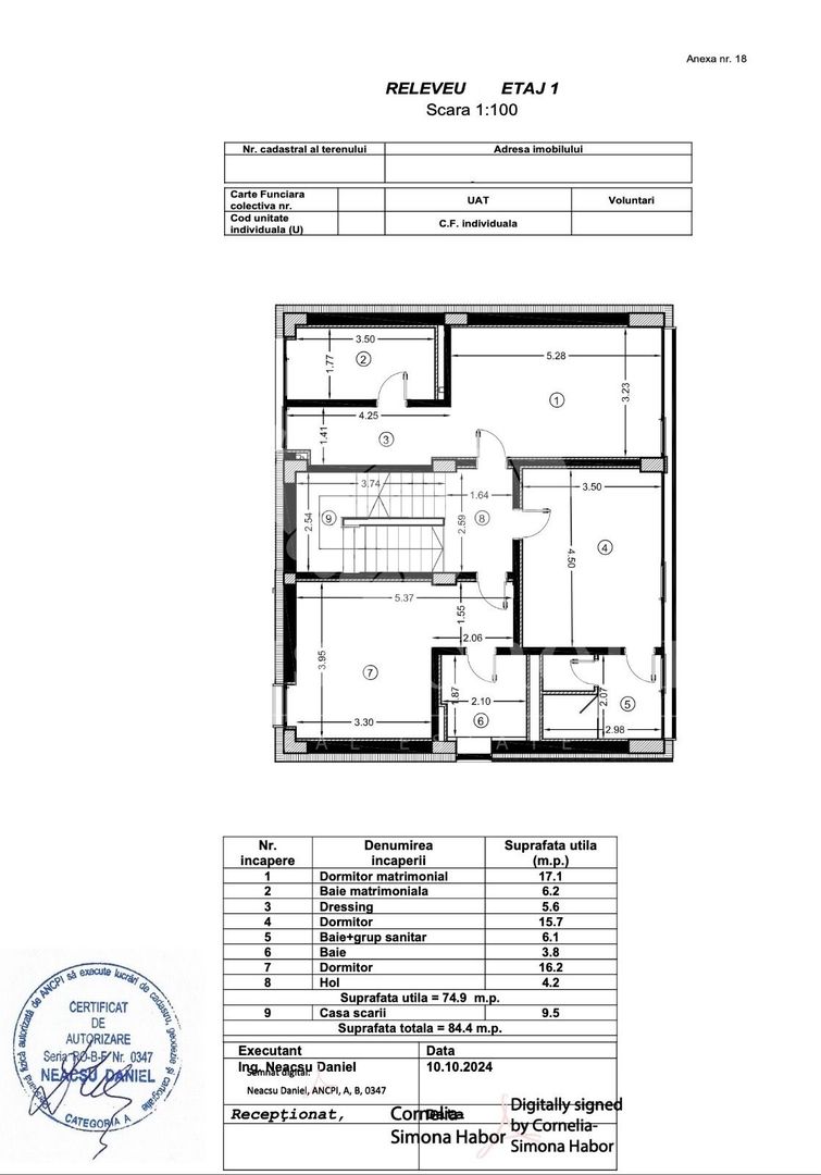 Vila Iancu Nicolae | Smart Home | 2026 | Curte libera 330mp - Schiță 57