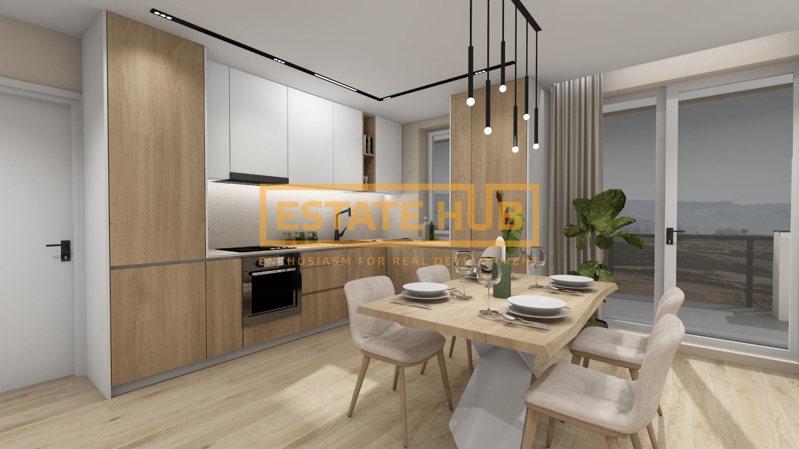 Apartament 2 camere finalizat cu CF, constructie noua, zona Vivo - Poză 1