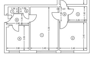 VANZARE APARTAMENT 3 CAMERE 66MP CAMPIA LIBERTATII MUNCII VEDERE DUBLA - Poză 19