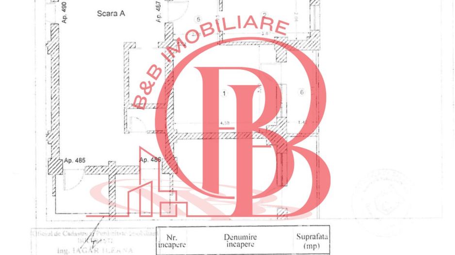 Garsoniera spatioasa mobilata si utilata - Schiță 16