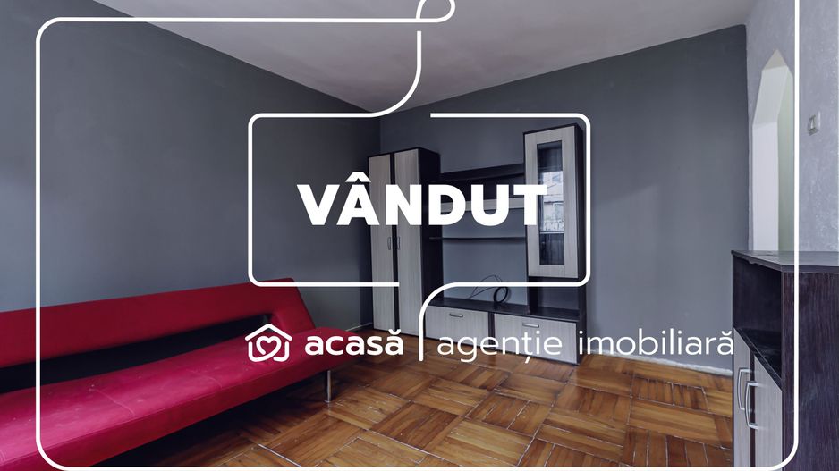 VÂNDUT! Garsonieră confort 1, parter înalt. Str Avrig. - Poză 1