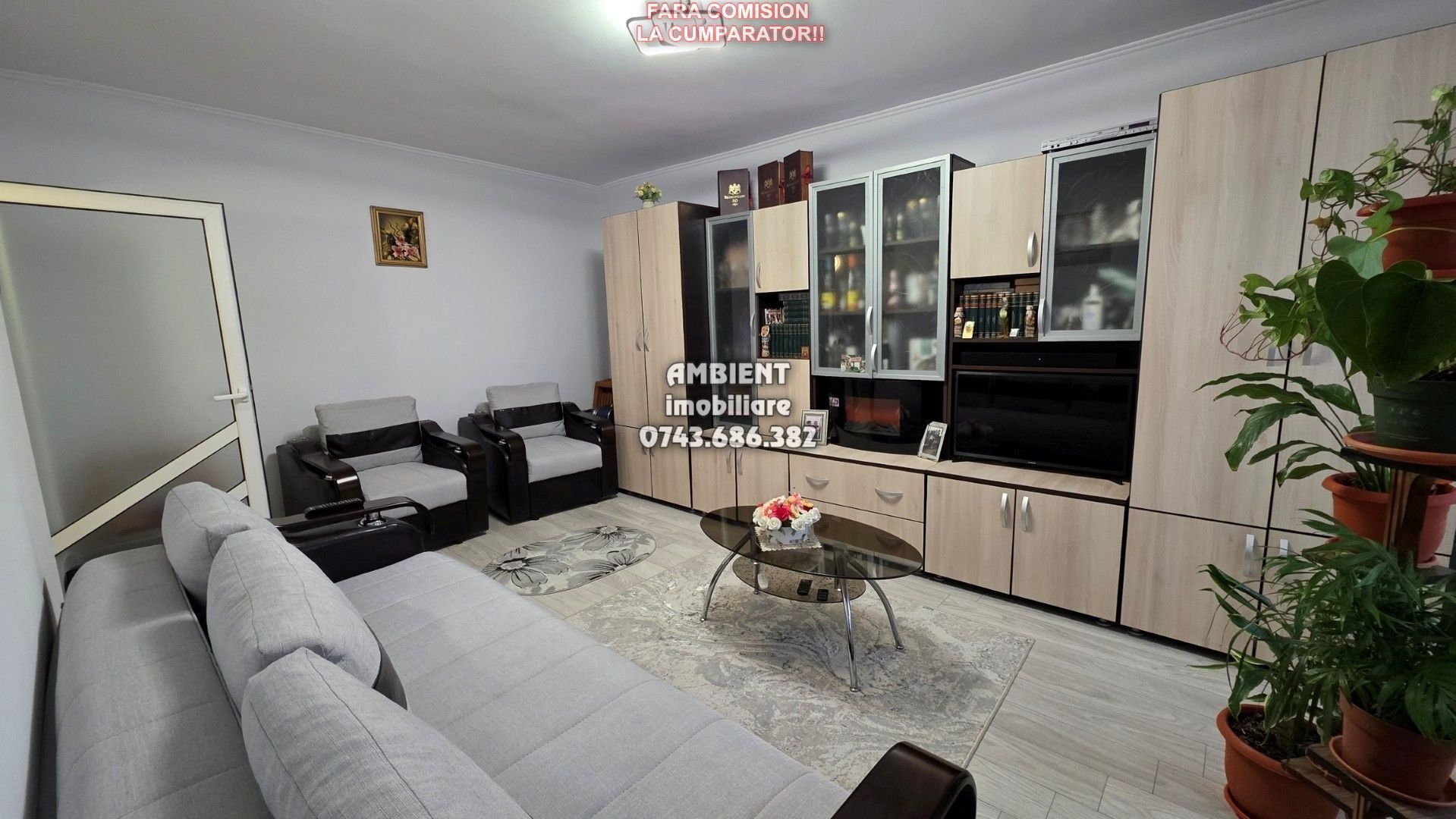 Apartament cu 2 camere, parter, mobilat și utilat, VASLUI - zona CRUCEA GĂRII; - Poză 1