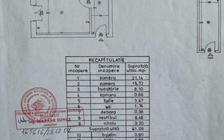 VANZARE 2 CAMERE | 61MP UTILI | PARC BAZILESCU | METROU | - Poză 9