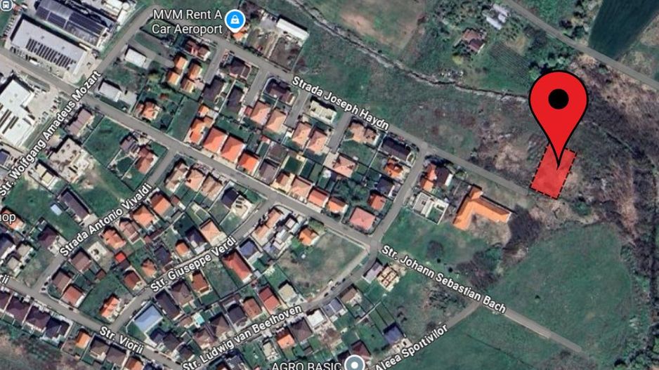 Teren 602 mp, front de 24 mp, Dumbravita zona Belvedere. Comison 0% - Poză 3