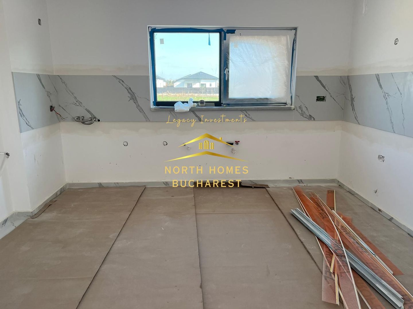 Vila 4 camere, toate utilitatile, strada asfaltata, Balotesti - Poză 21