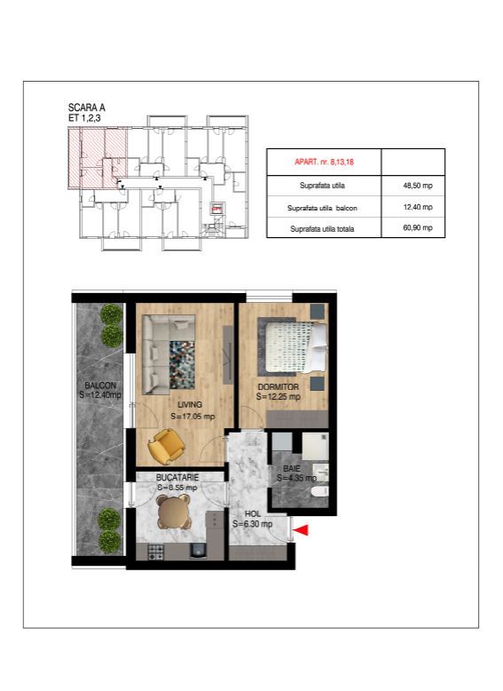 2 CAMERE// PALLADY// METROU NICOLAE TECLU //COMISION 0! - Poză 2