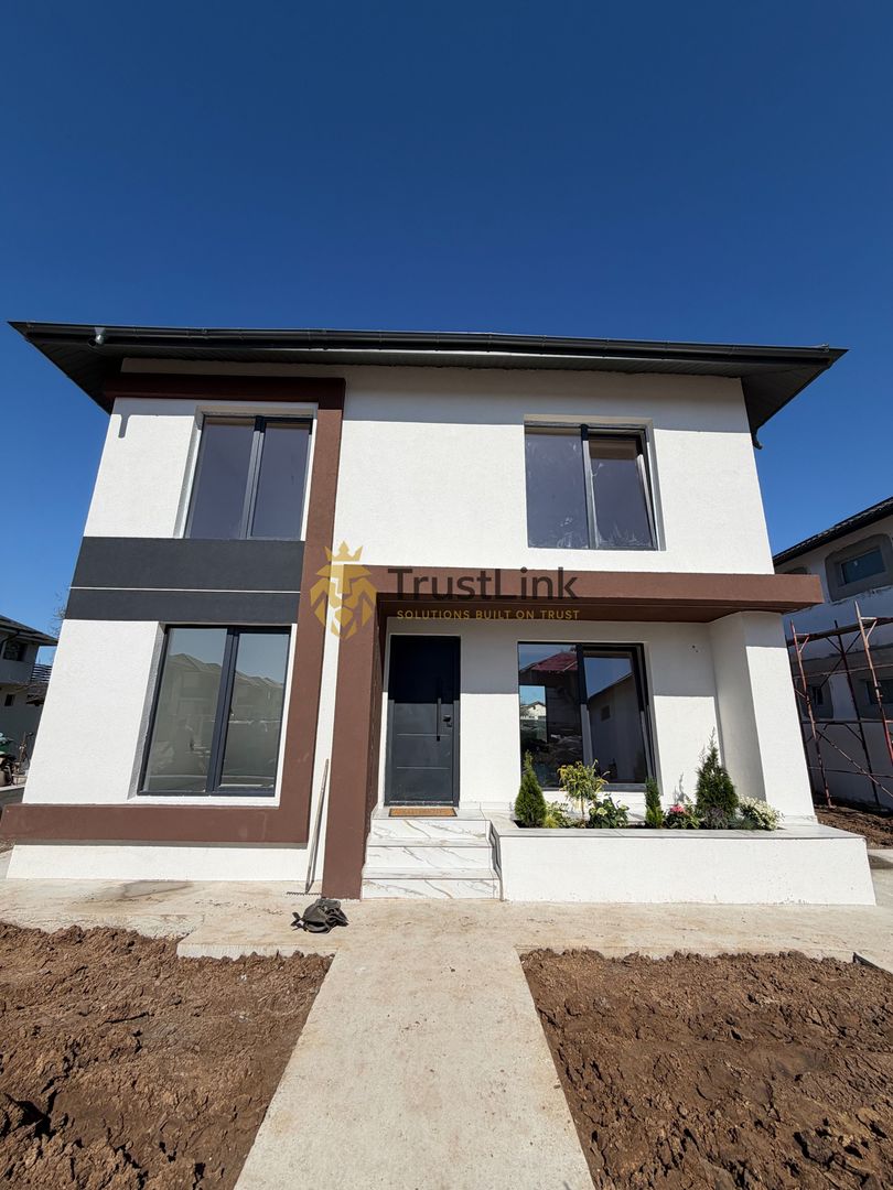 Casă individuală modernă de vânzare – Berceni 4 camere 290 mp curte - Poză 3