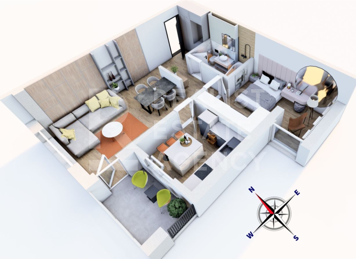 Vânzare, apartament, 2 camere, Brașov - Schiță 9