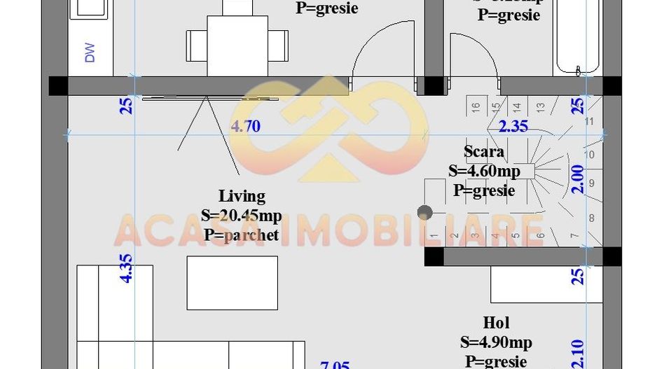 NOU APARTAMENT 4 CAMERE INTABULAT  101 MP CU GRADINA - Poză 8
