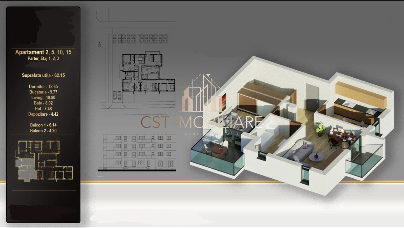 Zona Soarelui / Apartament cu 2 camere / Etaj 1 / Ultrafinisat - Poză 1