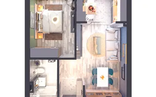 APARTAMENT 2 CAMERE | METROU REPUBLICA | PROIECT NOU - Poză 12