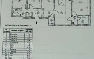 4 camere la 300m de Metrou Crangasi - Schiță 16