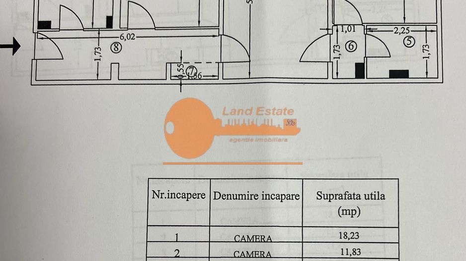 Apartament 3 camere | Lacul Tei | 74 mp - Schiță 7