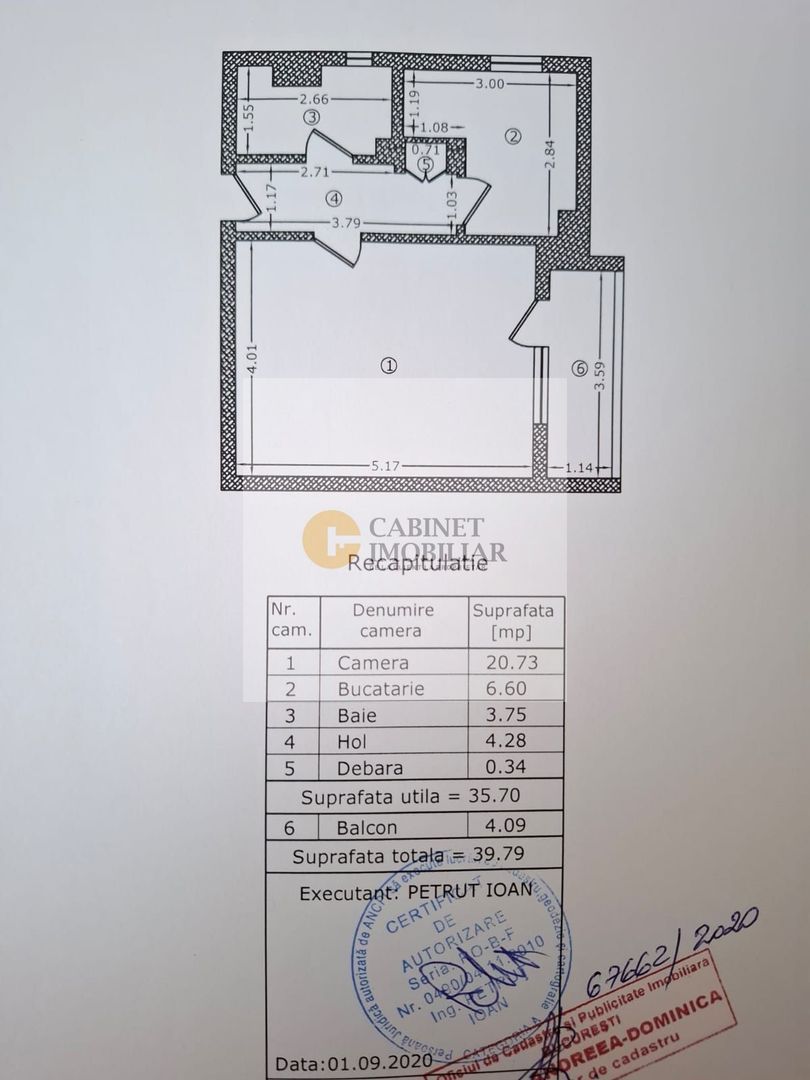 Apartament cu 1 camera I 40 mp I bd Decebal I 1990 - Poză 9
