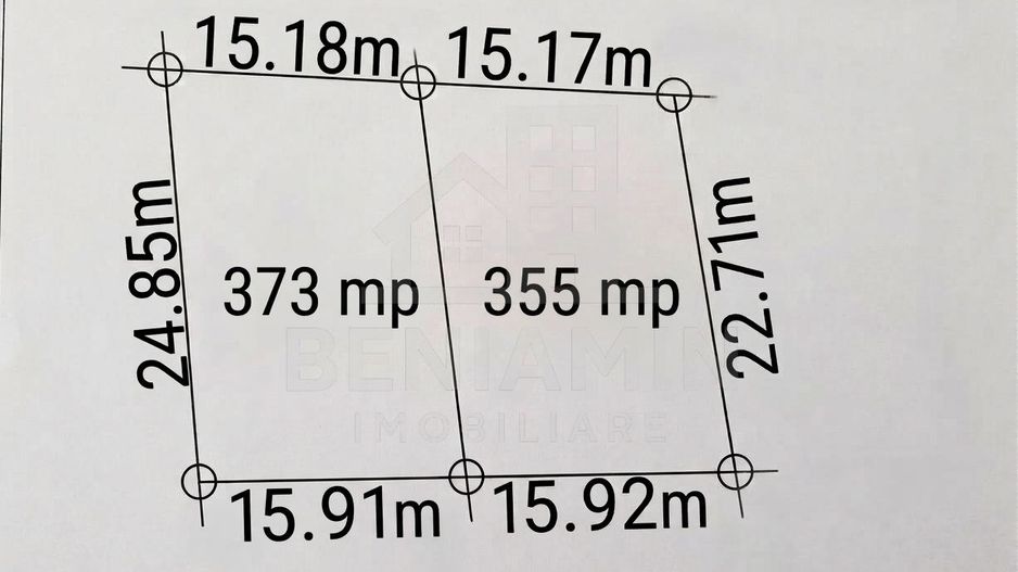 Teren de vanzare 355mp-in spate la Metro-Utilitati in fata-vecini - Poză 7