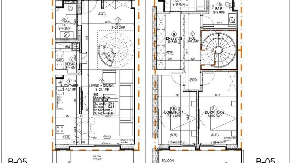 Duplex - One Rahmaninov | Terasa + Parter + Etaj | Floreasca - Herastr - Poză 16