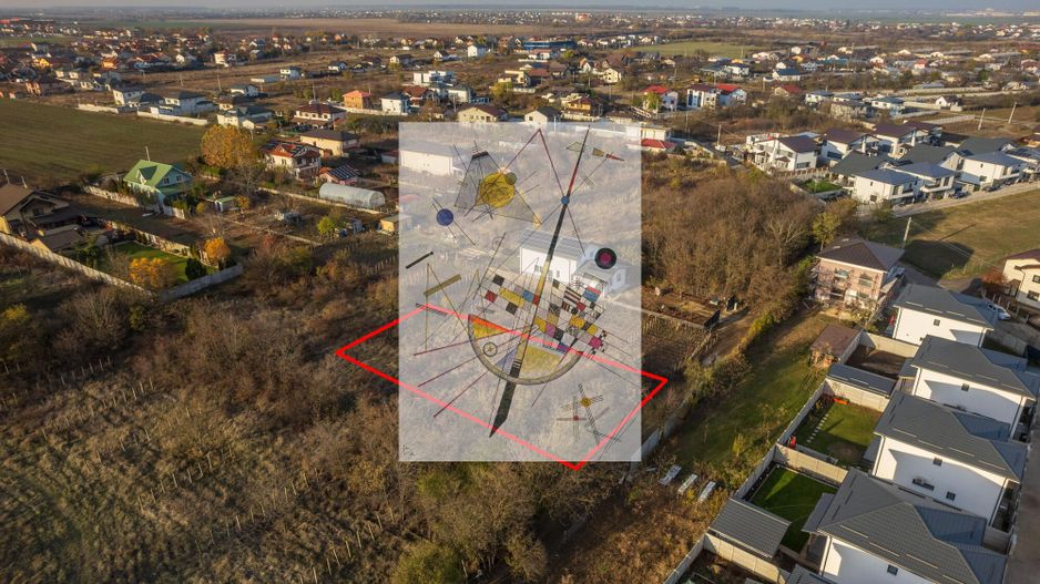DRAGOMIRESTI-DEAL, TEREN 447 MP, DESCHIDERE 11 MP! - Poză 2