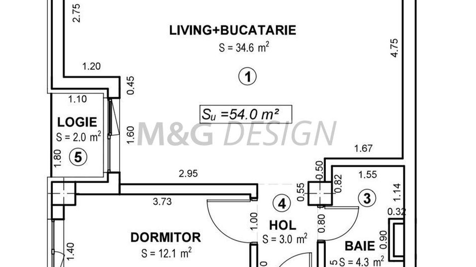Apartament 2 camere Torontalului bloc nou - Poză 9