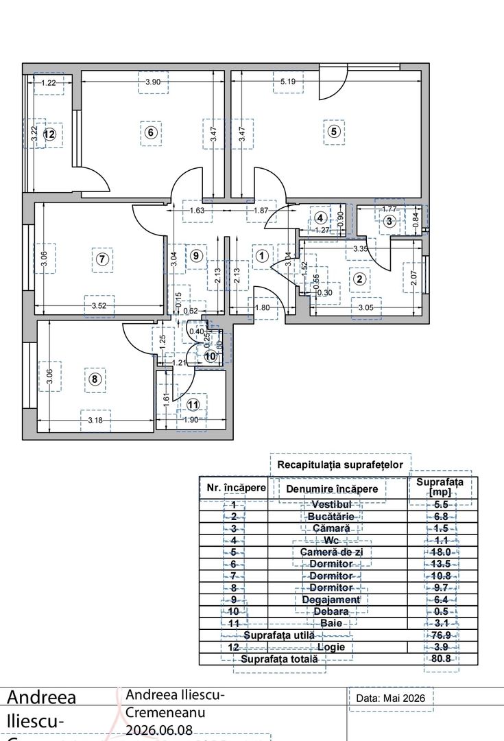 Apartament de 4 camere decomandate - Aleea Costinesti - Poză 10