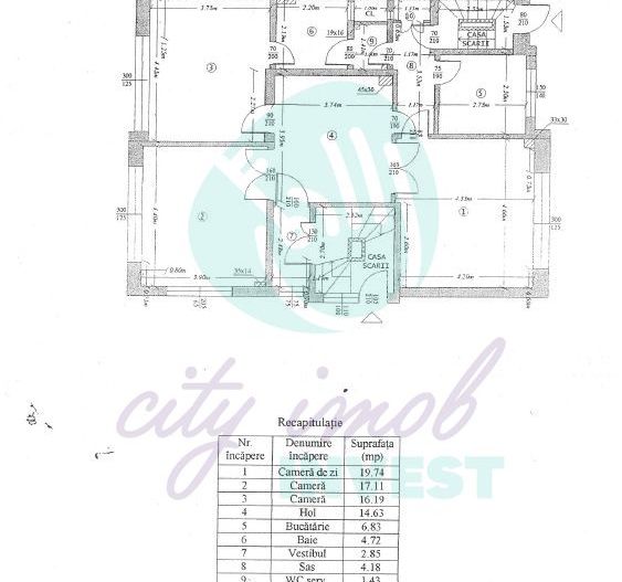 3 camere Primăverii – parter înalt, imobil mic, renovat - Poză 4