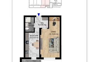 Garsoniera decomandata Theodor Pallady Direct Dezvoltator - Poză 2