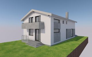 OFERTA! Casa la rosu, P+1, 300 mp teren, cu utilitati, Lancram - Poză 2