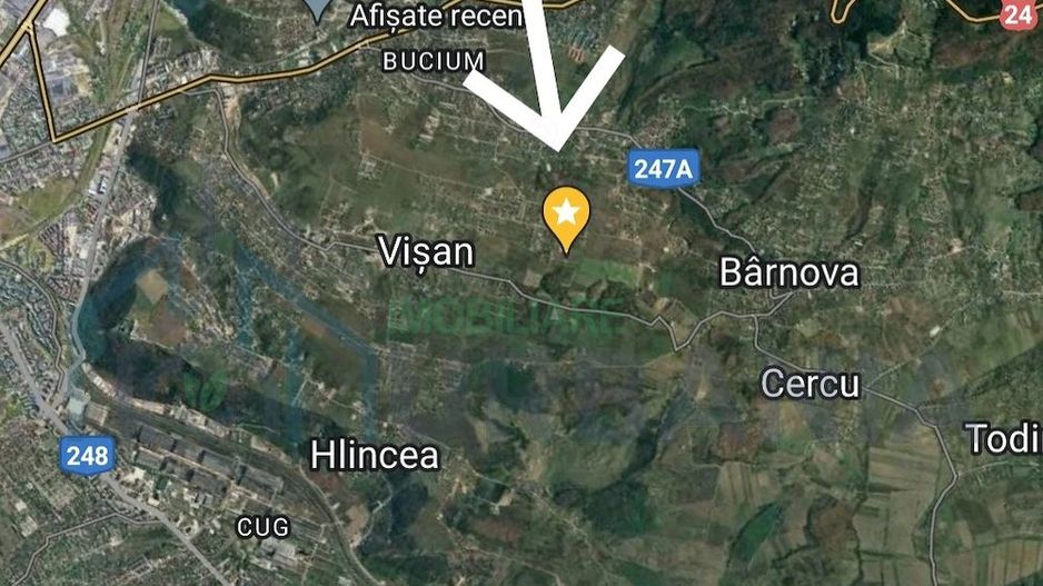 Teren intravilan de vanzare in sat Visan, comuna Barnova, judetul Iasi - Poză 1