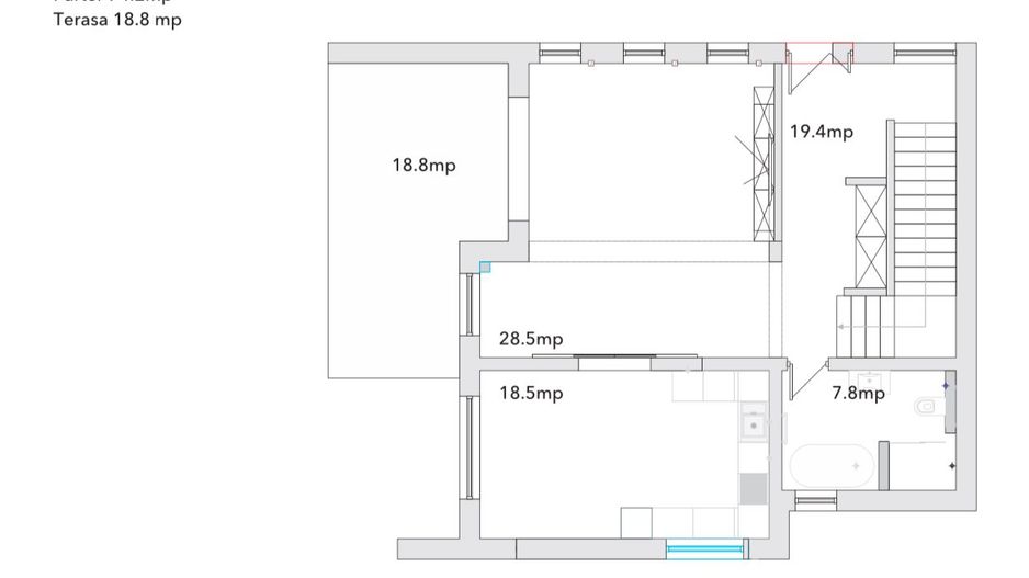 Vile elegante cu 800 m2 teren in cartierul Faget ! - Schiță 34