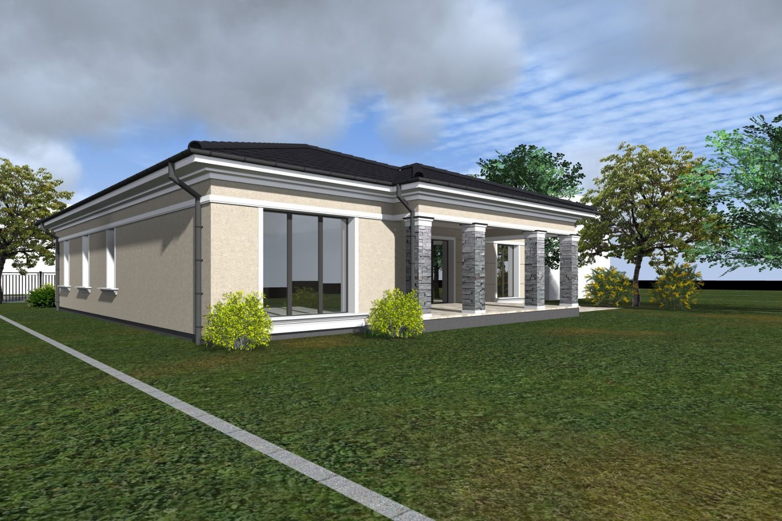 Locuinta individuala cu teren de 1000mp - Poză 3